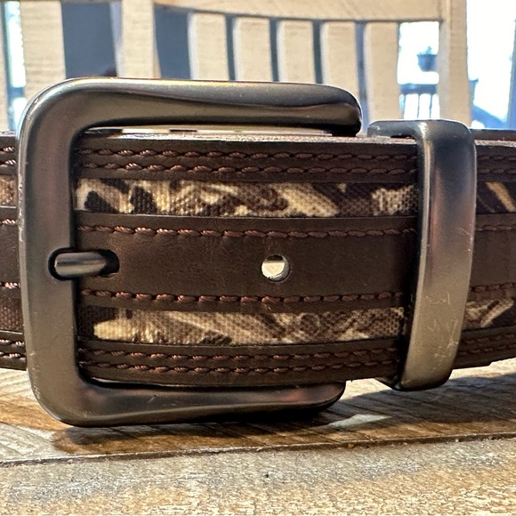 "New Real Tree Camo and Brown Belt - 40 Inches - Never Worn" - Picture 8 of 12